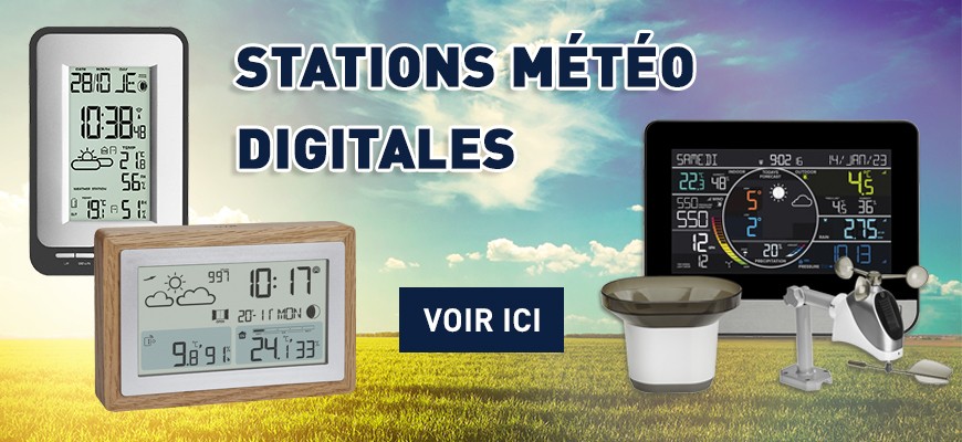 Stations météo digitales